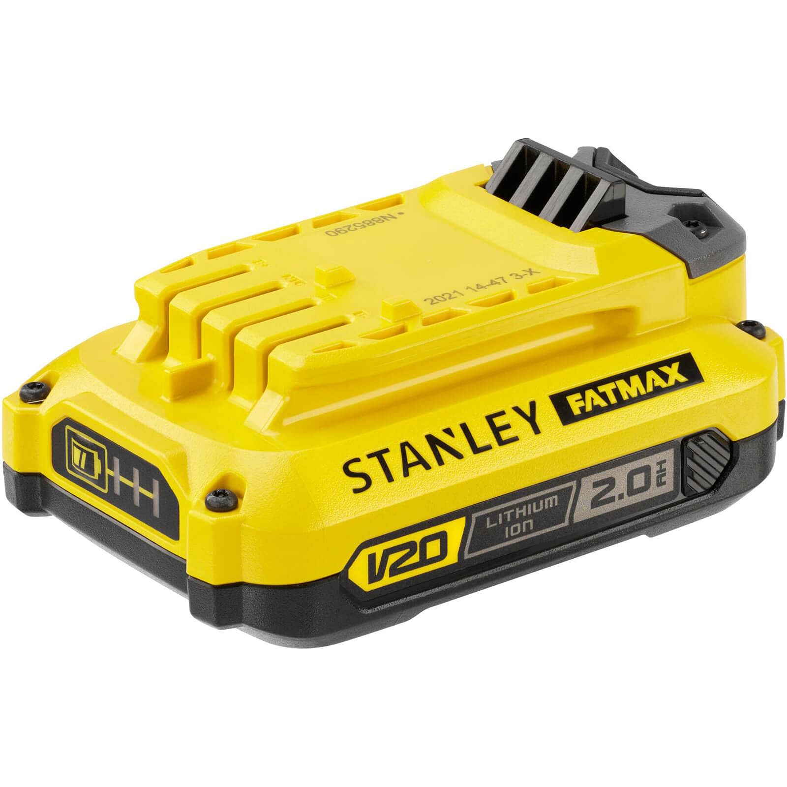 Stanley FatMax V20 18v Cordless Li Ion Battery 2ah Battery Packs