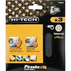 Black and Decker Piranha Hi Tech Quick Fit Mesh ROS Sanding Sheets 115mm