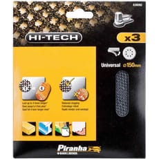 Black and Decker Piranha Hi Tech Quick Fit Mesh ROS Sanding Sheets 150mm