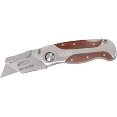 Bessey Erdi Folding Wooden Handle Utility Knife 