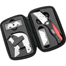 Bessey Folding Utility Knife and Blade Set in Carry Case 