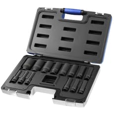 Expert by Facom 14 Piece 1/2" Drive Deep Hex Impact Socket Set Metric