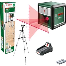 Bosch QUIGO PLUS Self Levelling Cross Line Laser Level and Tripod