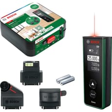 Bosch ZAMO 4 Laser Distance Measure and Area Calculator Set