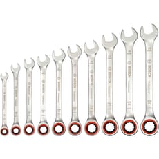 Bosch Professional 10 Piece Ratchet Spanner Set