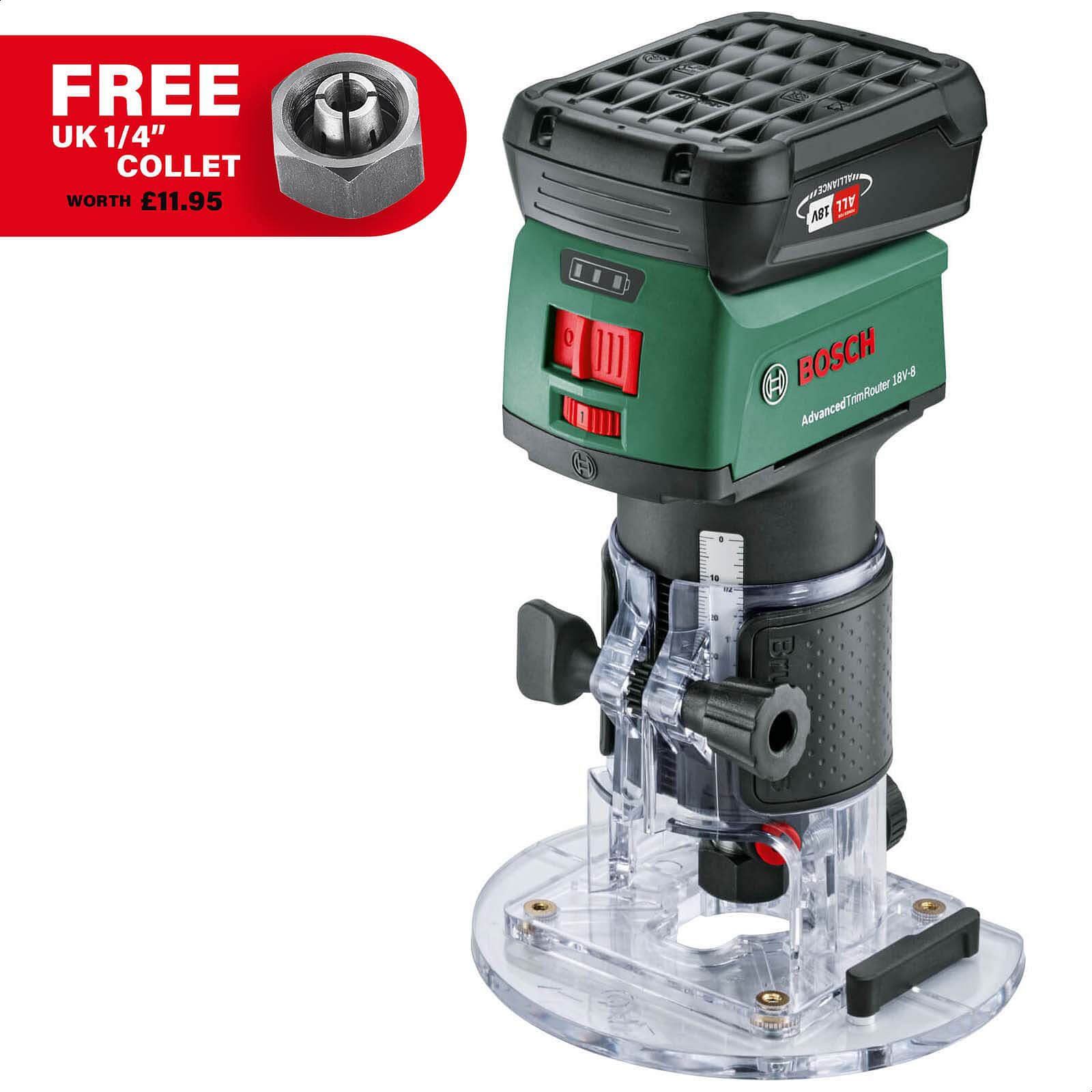 Bosch cordless trim router sale