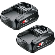 Bosch Genuine GREEN P4A 18v Cordless Li-ion Twin Battery Pack 1.5ah