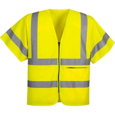 Portwest Short Sleeve Hi Vis Waistcoat with Pocket