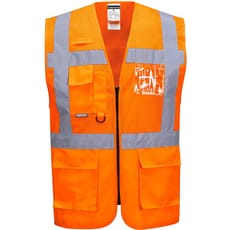 Portwest Madrid Hi Vis Half Mesh Executive Vest