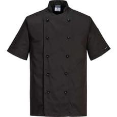 Portwest Kent Mens Chefs Short Sleeve Jacket