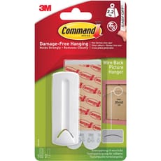 Command Adhesive Strip Wire Backed Picture Hanger 