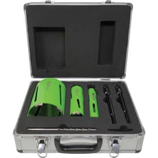 Coreplus 7 Piece Dry Diamond Core Drill Bit Set