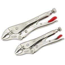 Crescent 2 Piece Curved Jaw Locking Plier Set