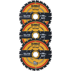 DeWalt Elite Extreme 3 Piece 190mm Circular Saw Blade Set