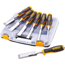 DeWalt 7 Piece Bevel Edge Wood Chisel Set