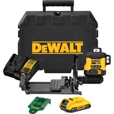 DeWalt DCLE34031 18v Cordless Self Levelling Cross Line GREEN Laser Level