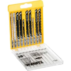 DeWalt 10 Piece Wood Cutting Jigsaw Blade Set