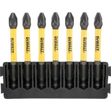 DeWalt 7 Piece FlexTorq PZ2 Screwdriver Bit Bar Set