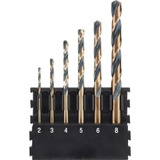 DeWalt 6 Piece Black and Gold Drill Bit Bar Set