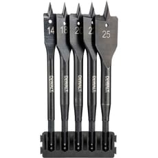 DeWalt 5 Piece Extreme Flatwood Drill Bit Bar Set