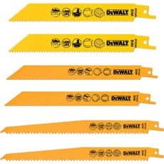 DeWalt DT2444 6 Piece Extreme Reciprocating Sabre Saw Blade Set