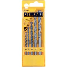 DeWalt 5 Piece Masonry Drill Set