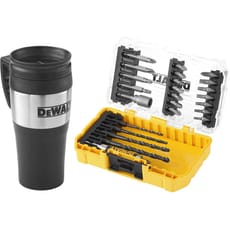 DeWalt 25 Piece Hex Shank Drill and Screwdriver Bit Set / Mug in Tough Case