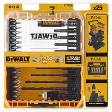 DeWalt 25 Piece Drill and Screwdriver Bit Set in Tough Case