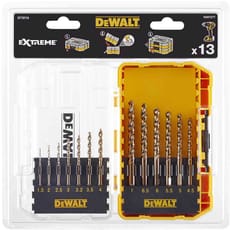DeWalt 13 Piece Extreme 2 HSSG Metal Drill Bit Set in Tough Case
