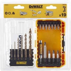 DeWalt 19 Piece Extreme 2 Metal Drill and Screwdriver Bit Set in Tough Case