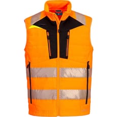Portwest DX4 Hi Vis Hybrid Baffle Bodywarmer