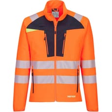 Portwest DX4 Mens Hi Vis Zip Pocket Baselayer Top