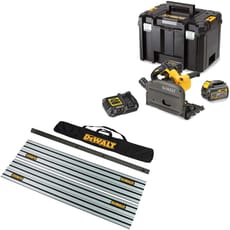 DeWalt DCS520 54v XR Cordless FlexVolt Plunge Saw and Guide Rails Kit