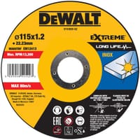 Dewalt Extreme Long Life INOX Stainless Steel Cutting Disc Dewalt Extreme Long Life INOX Stainless Steel Cutting Disc