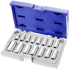 Expert by Facom 15 Piece 3/8" Drive Deep Hex Socket Set Metric