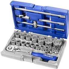 Expert by Facom 22 Piece 1/2" Drive Hex Socket Set Metric