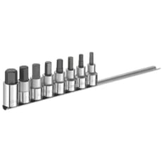 Expert by Facom 8 Piece 1/2" Drive Hex Socket Bit Set Metric