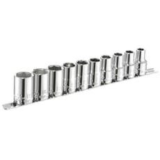 Expert by Facom 10 Piece 1/2" Drive Hex Socket Set Metric