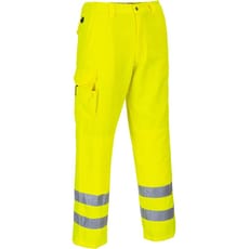 Portwest E046 Mens Class 1 Hi Vis Combat Trousers