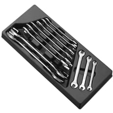 Expert by Facom 11 Piece Open End Spanner Set in Module Tray