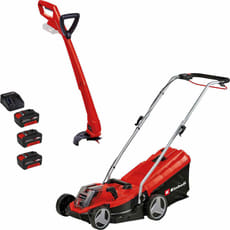 Einhell GE-CM 18/33-2 Li Set 18v Cordless Rotary Lawnmower and Grass Trimmer Kit