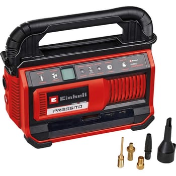 Einhell PRESSITO 18/25 18v Cordless or Mains Air Compressor and Inflator