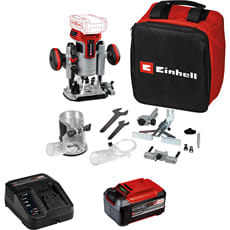 Einhell Professional TP-RO 18 Li BL 18v Cordless Brushless Plunge and Trim Router Kit