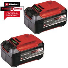 Einhell Genuine PXC 18v Cordless Twin Pack Slim Plus Li-ion Batteries 5.2ah
