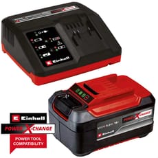 Einhell Genuine PXC 18v Cordless Slim Plus Li-ion Battery 5.2ah and Fast Charger