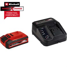 Einhell Genuine PXC 18v Cordless Slim Plus Li-ion Battery 4ah and Charger