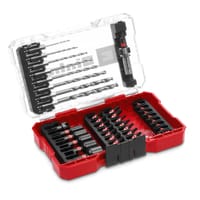 Einhell 39 Piece Hex Shank Screwdriver and HSS Drill Bit Set in M Case 