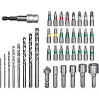 Einhell 39 Piece HSS Drill and Screwdriver Bit Set 