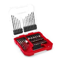 Einhell 40 Piece Screwdriver and Hex Shank Drill Bit Set in L Case 