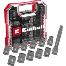 Einhell 12 Piece 1/2" Drive Impact Socket Set in L Case